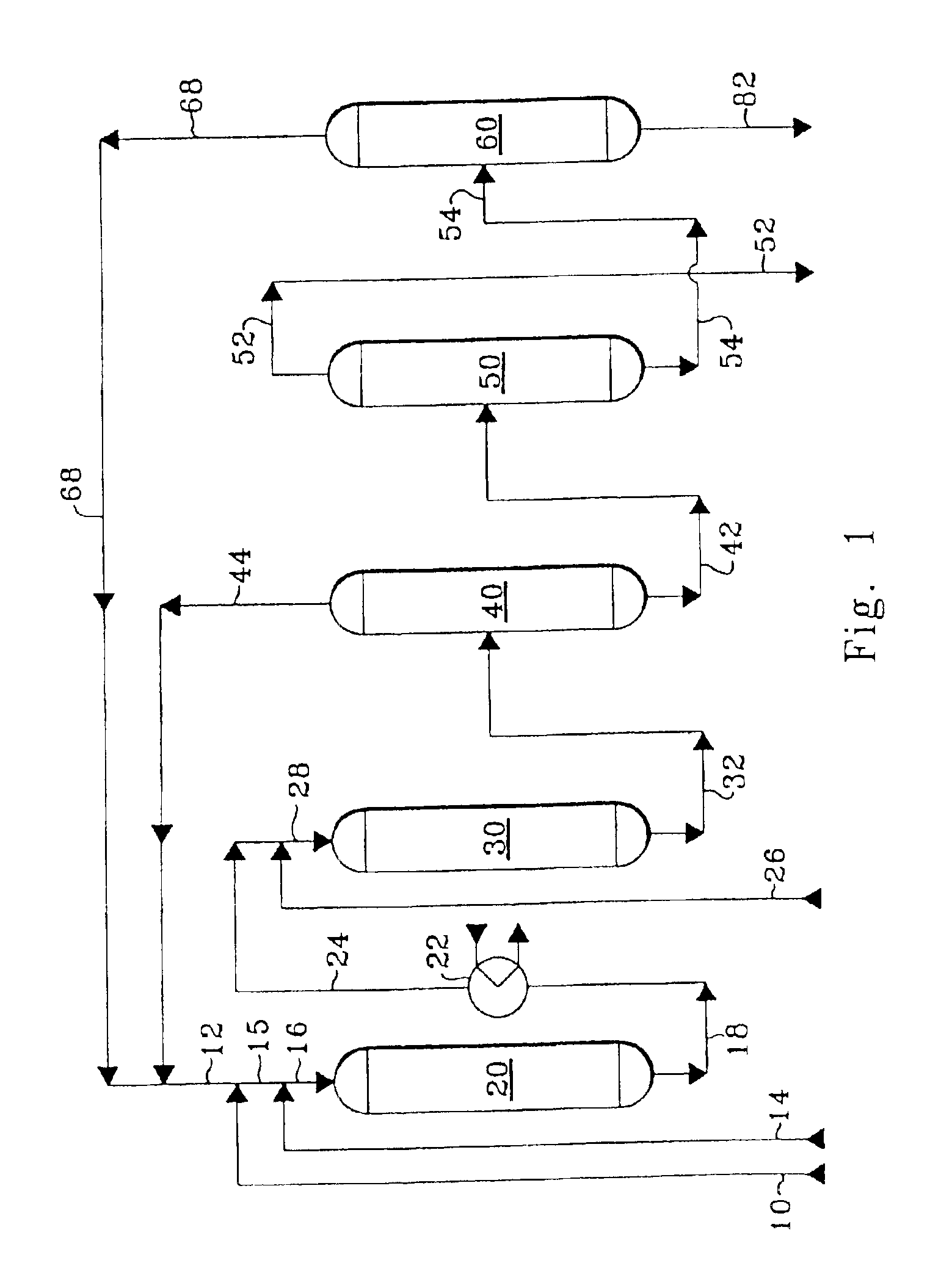 Method of controlling monoalkyl aromatic process