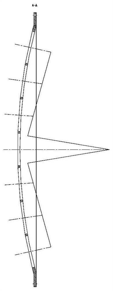 Large-scale solar simulator horizontal lighting lamp unit array and its arrangement and support method