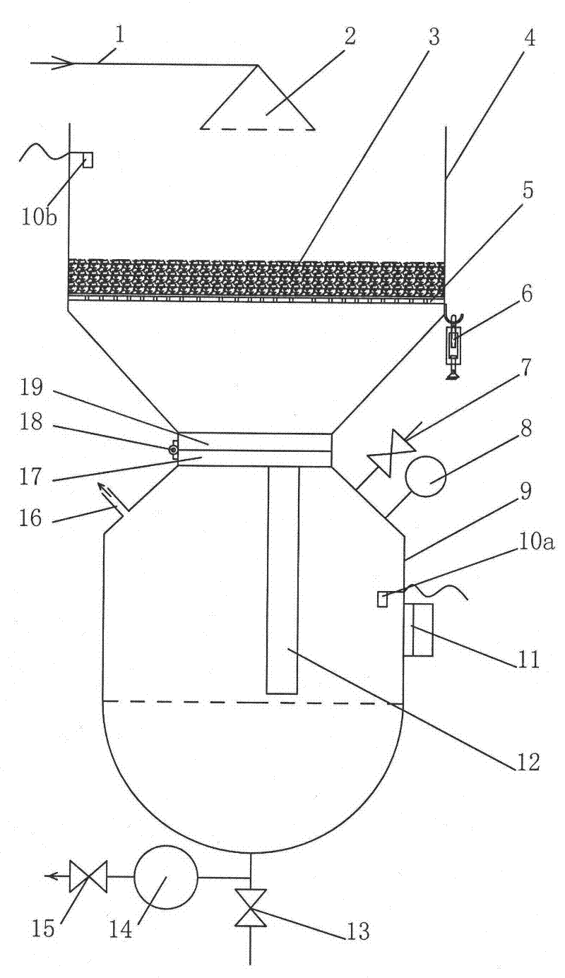 Filter-cone-type vacuum filtration waste oil device