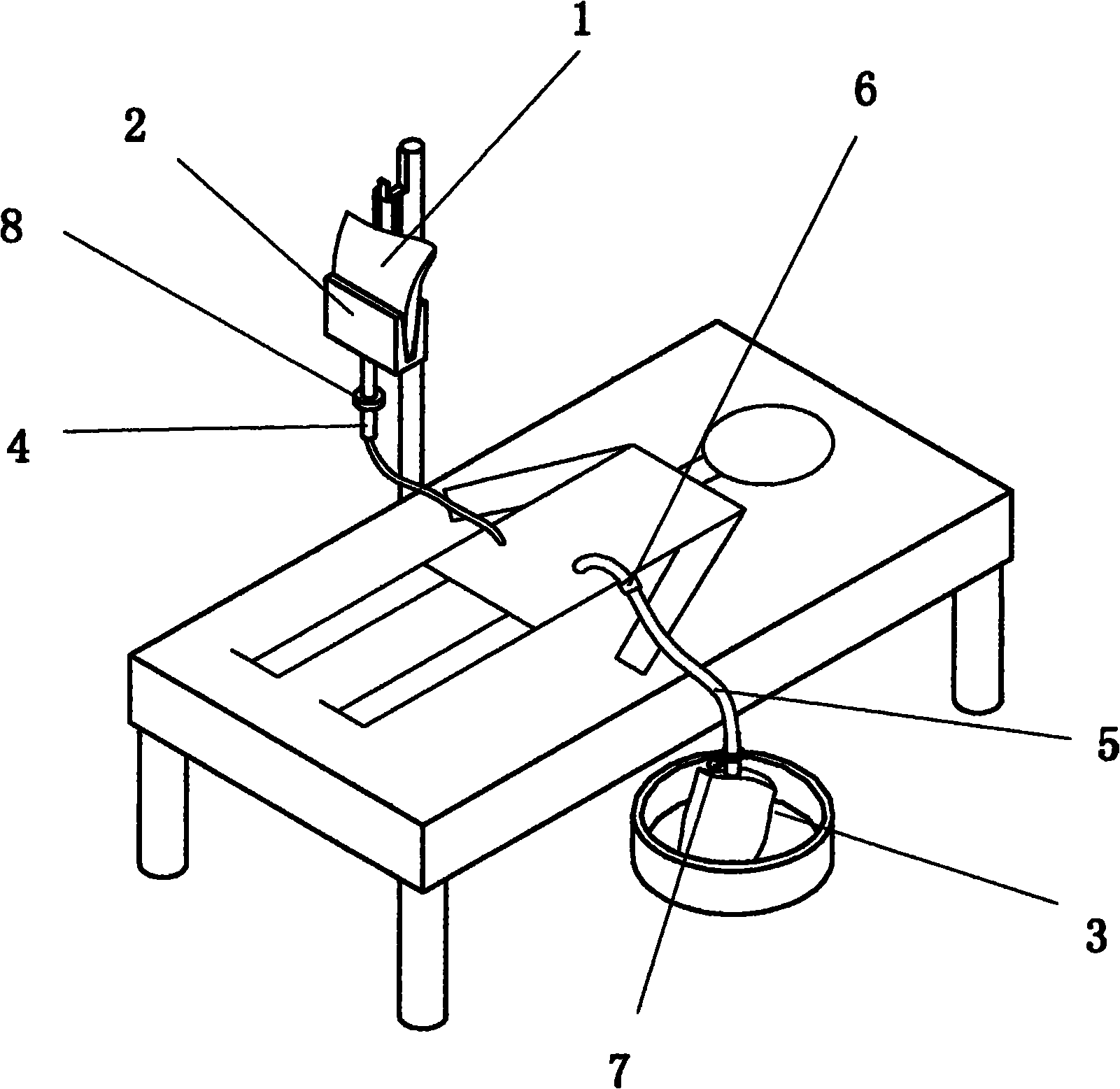 Infusion device of peritoneal dialysis machine