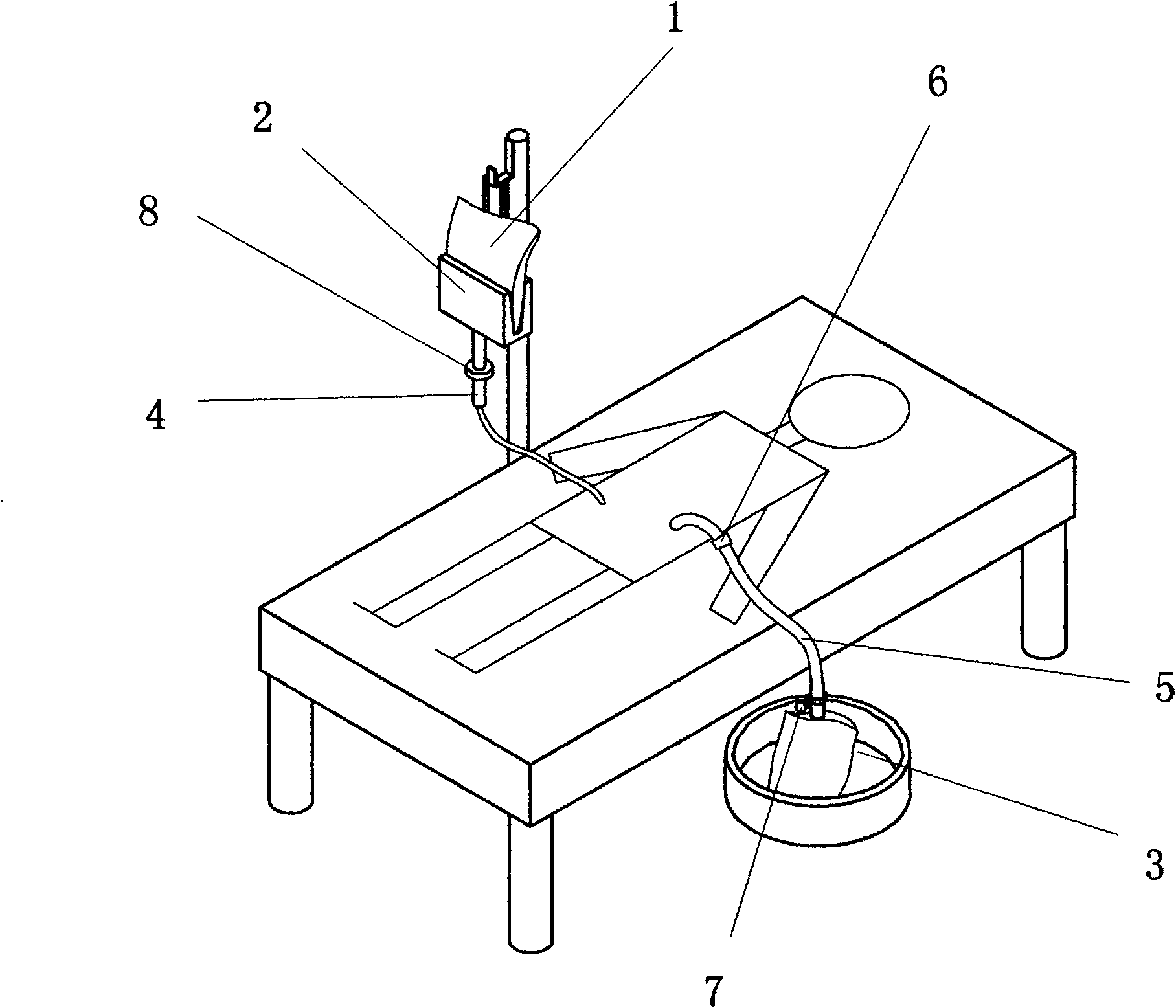 Infusion device of peritoneal dialysis machine