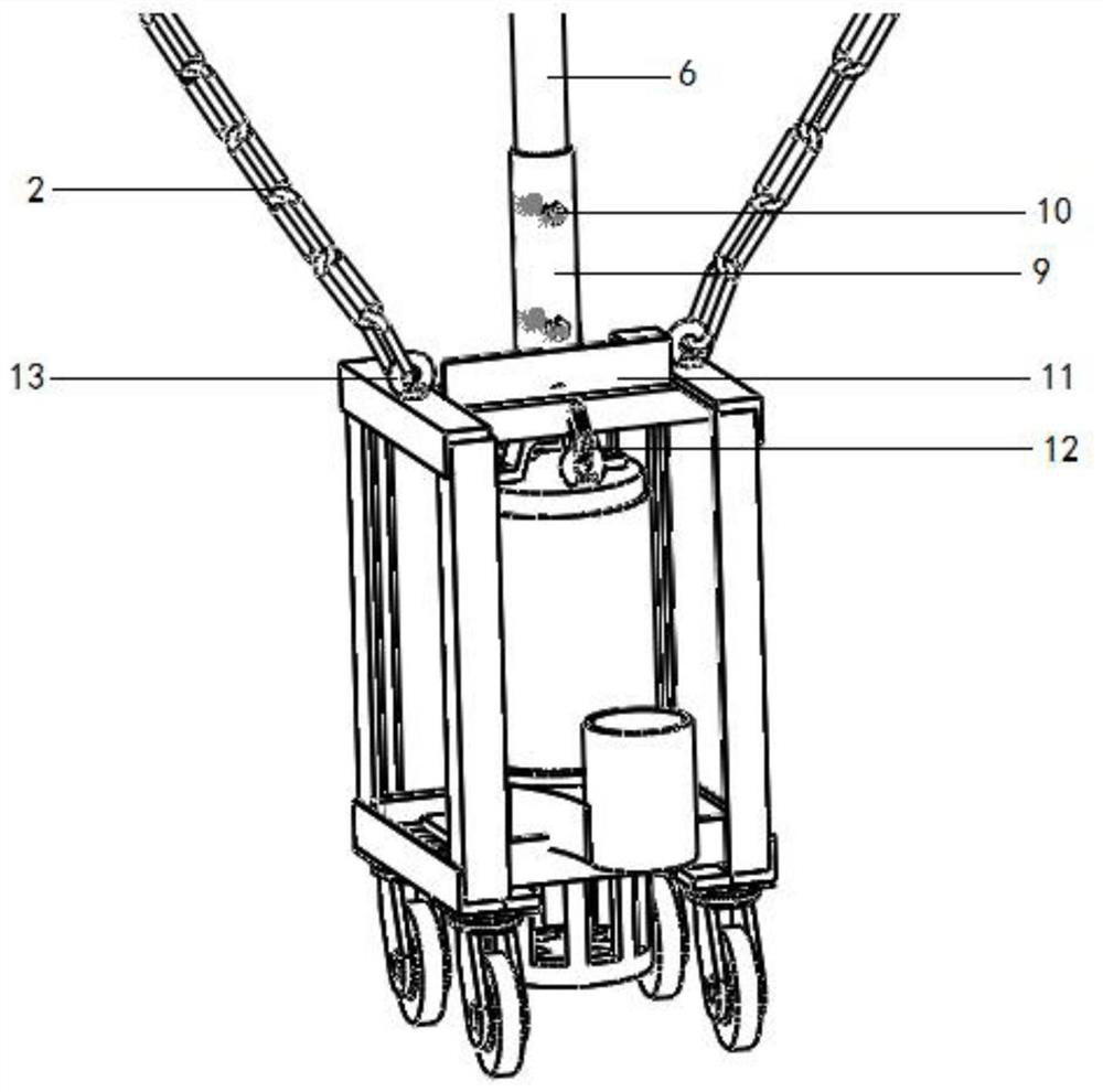 A device for pumping bottom sludge