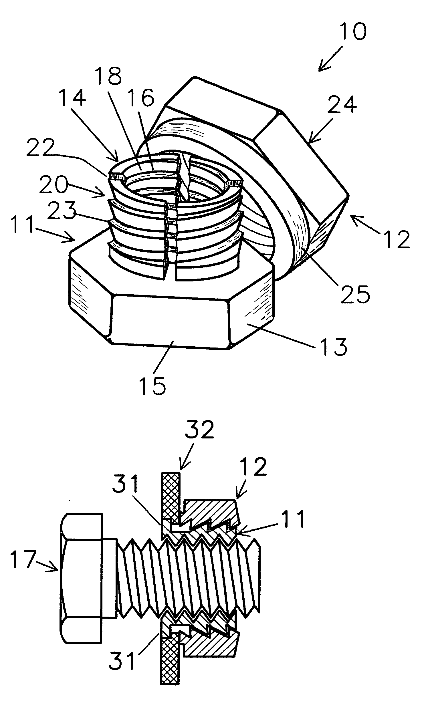 Self-locking nut