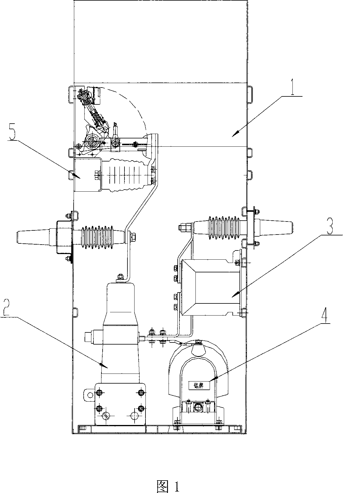 Distributing fireproof wall structure