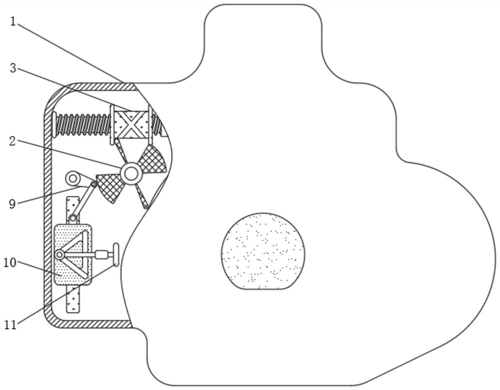 Optical fiber stripping device taking new generation of information technology as framework