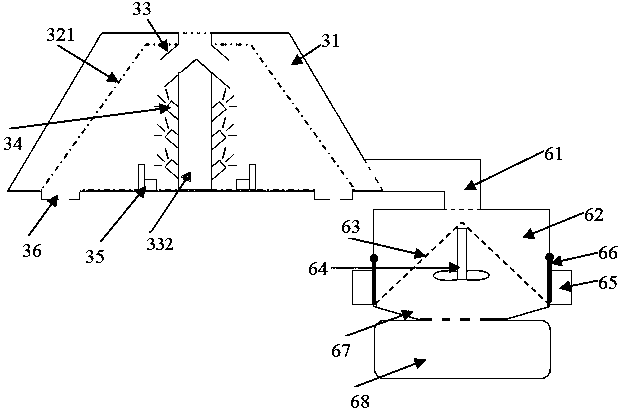 A water conservancy project sludge separation device