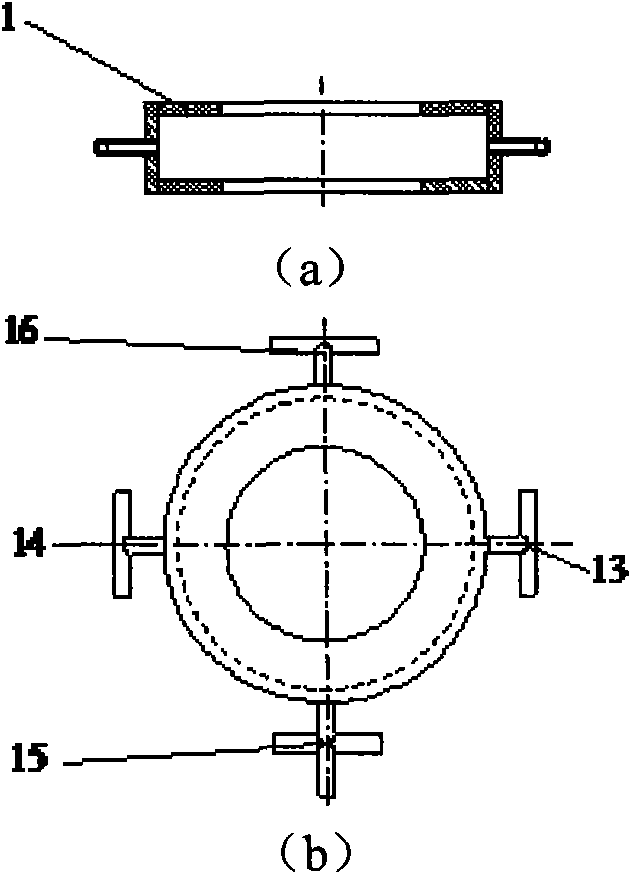 Experimental device of free surface vortex forming and evolving mechanism