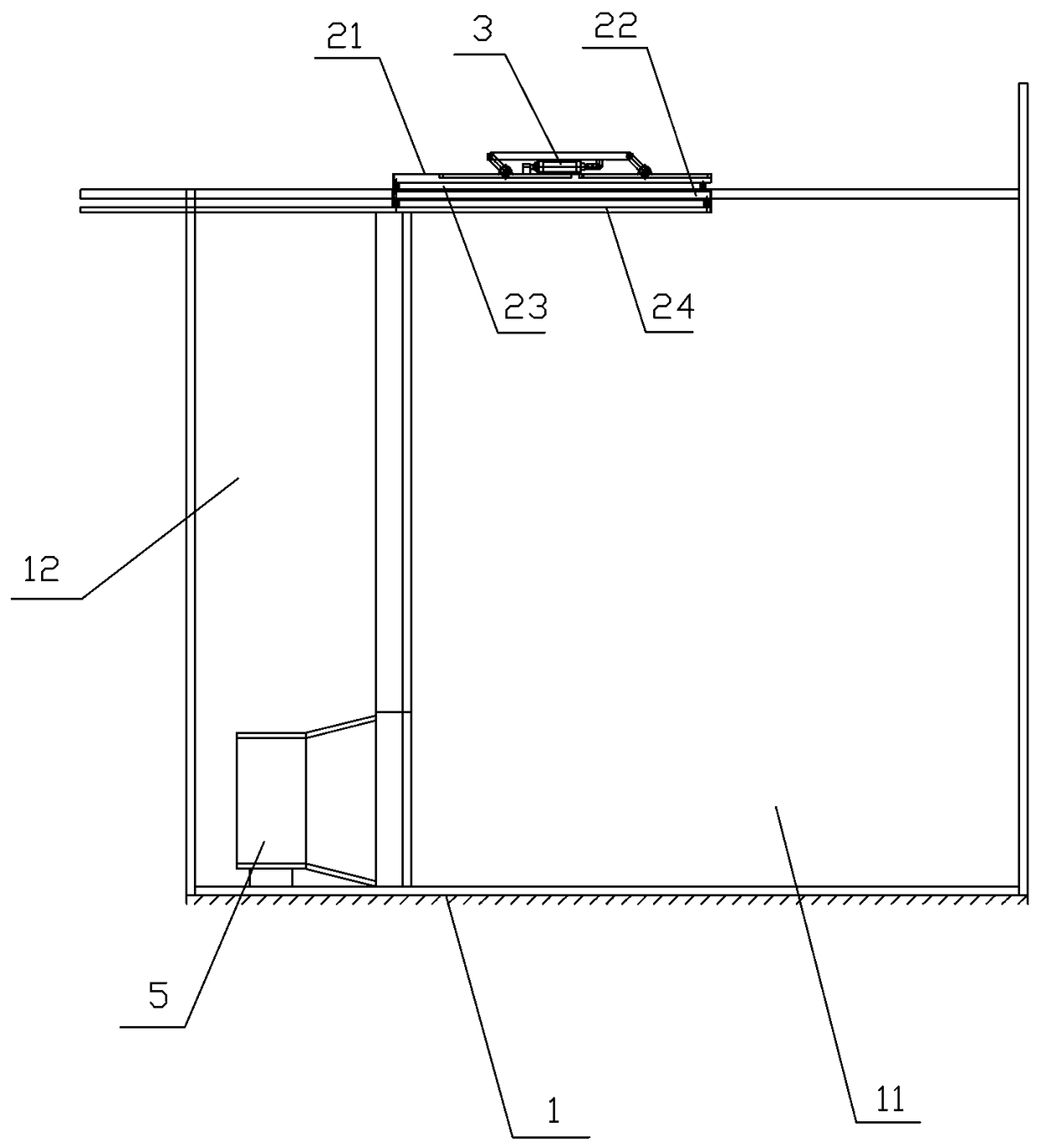 Quick moisture removing energy-saving bamboo curtain drying room