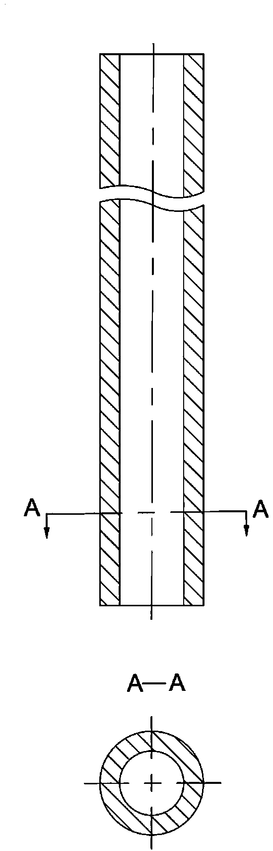 Pipe electrode with flexible supporting function and function of promoting discharge of machined products and small deep hole electrical machining method thereof