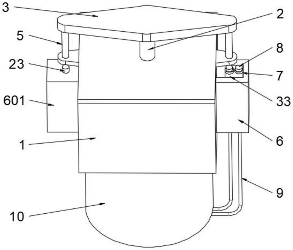 Anesthesia device for cleaning eyes before ophthalmologic operation