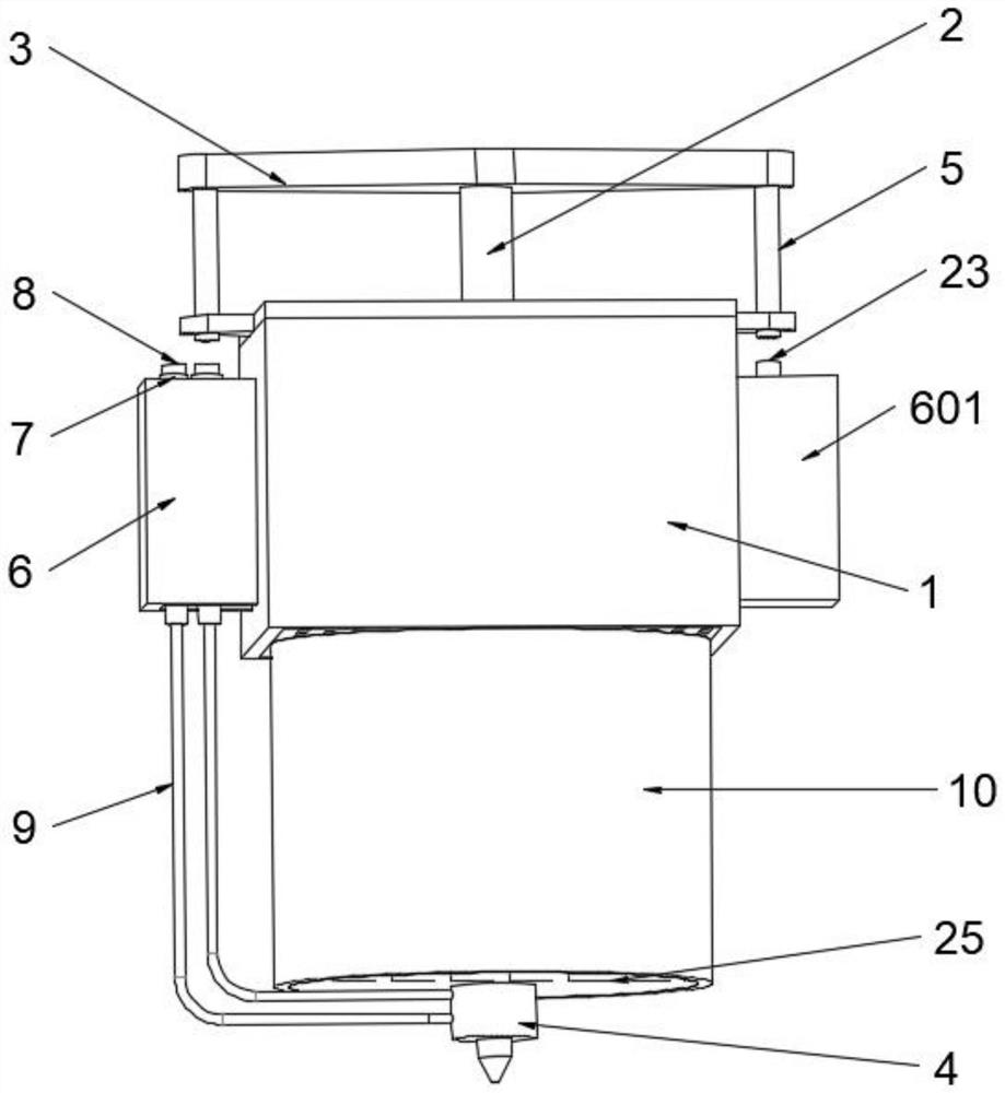 Anesthesia device for cleaning eyes before ophthalmologic operation