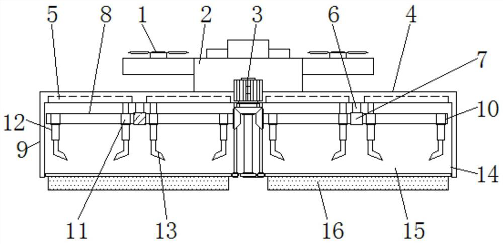 An automatic pick-up device for riverside garbage based on the bottom of the UAV