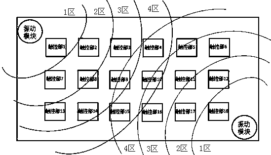 Touch panel vibration feedback apparatus