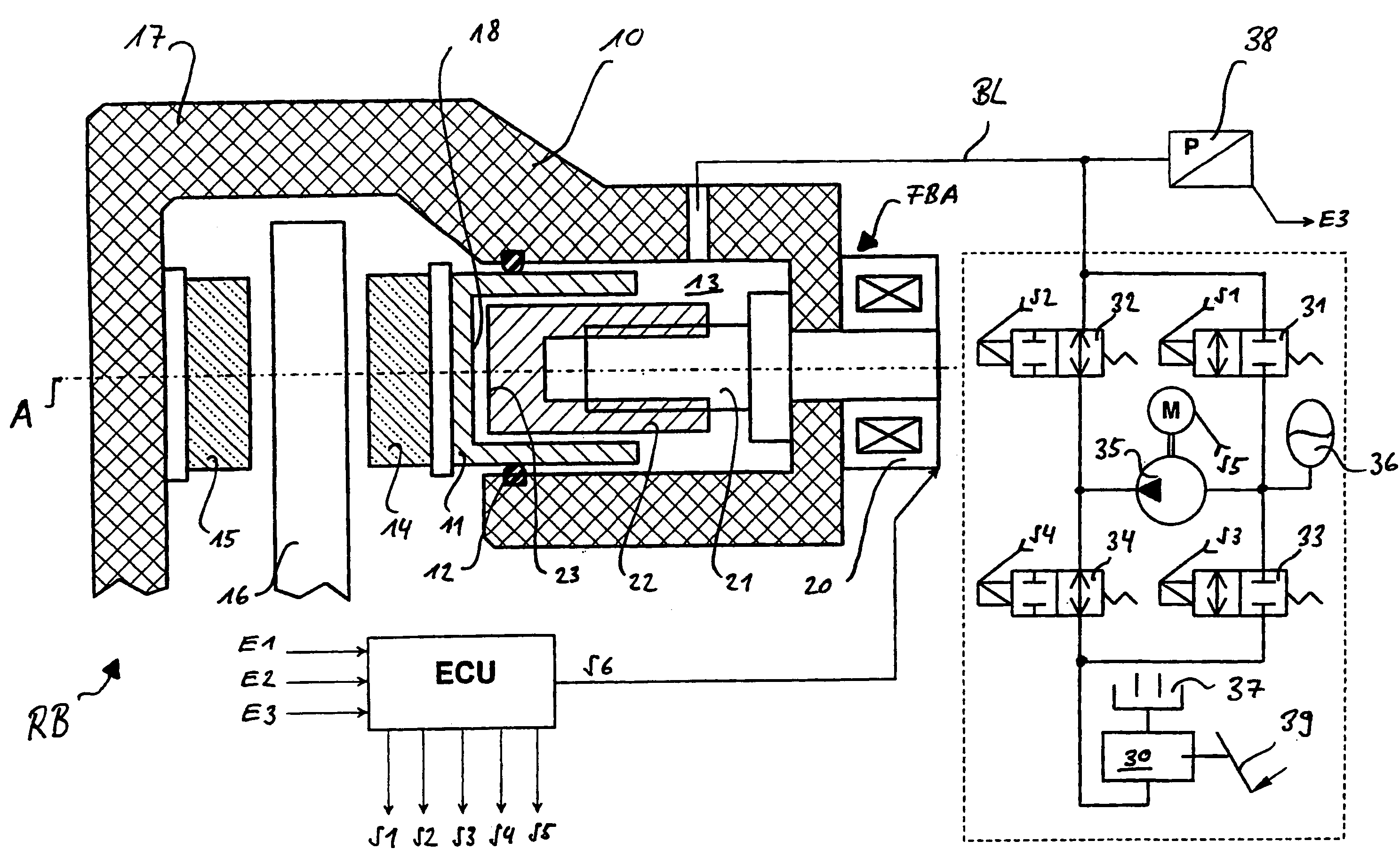 Method for operating to brake gear of a vehicle