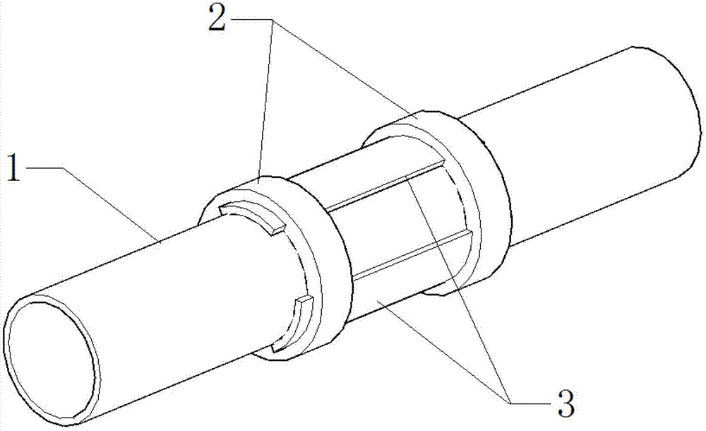 Combined strengthening type bulking-preventing device capable of preventing submarine pipeline from bulking-propagation