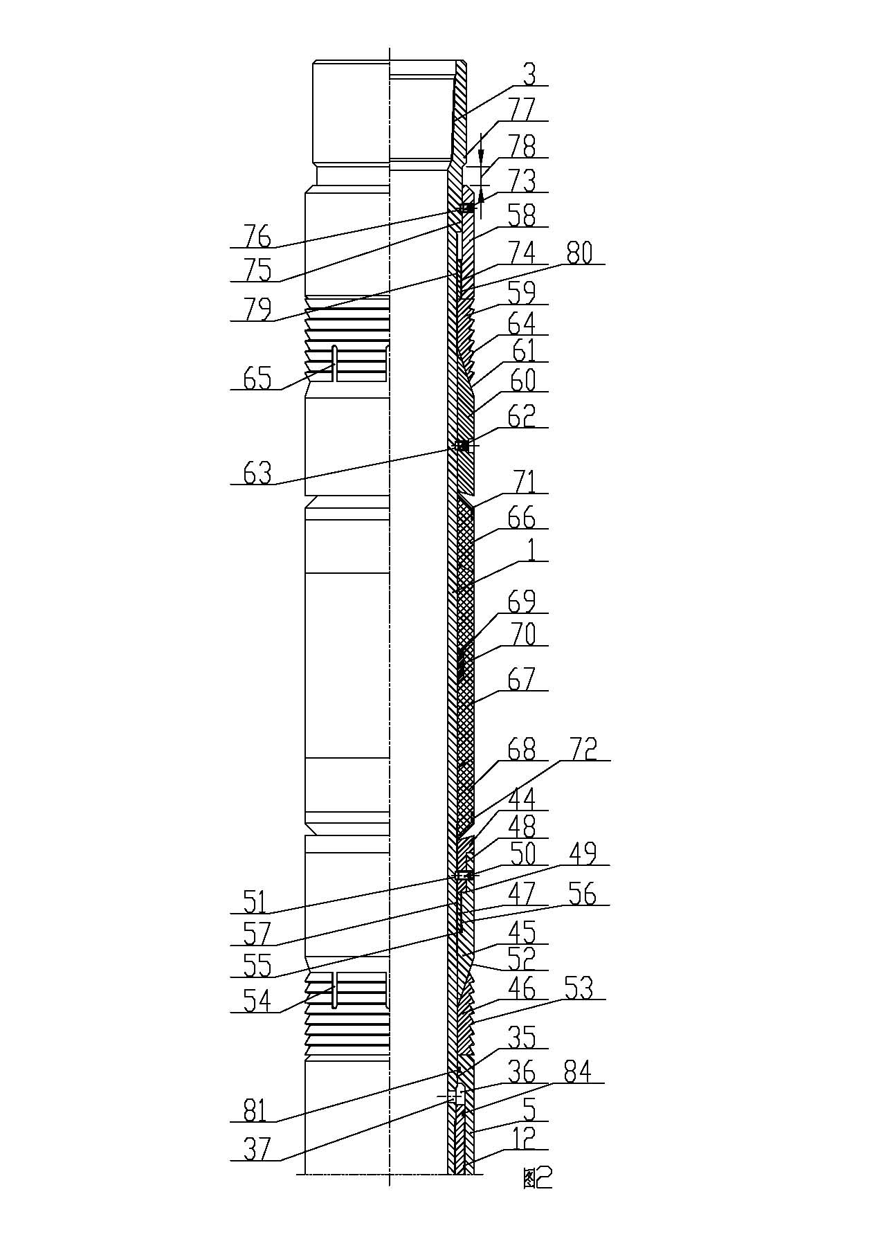 Hydraulic sealing permanent packer