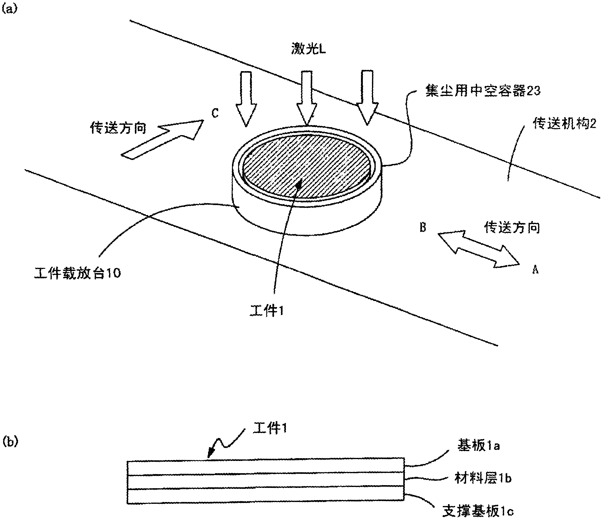 Laser lift-off device