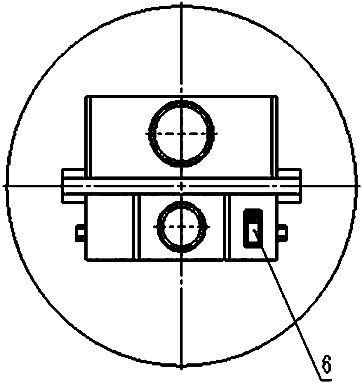 Displacement deformation measuring device and method based on PSD and laser ranging