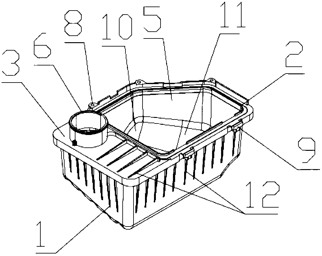 Novel air filter shell