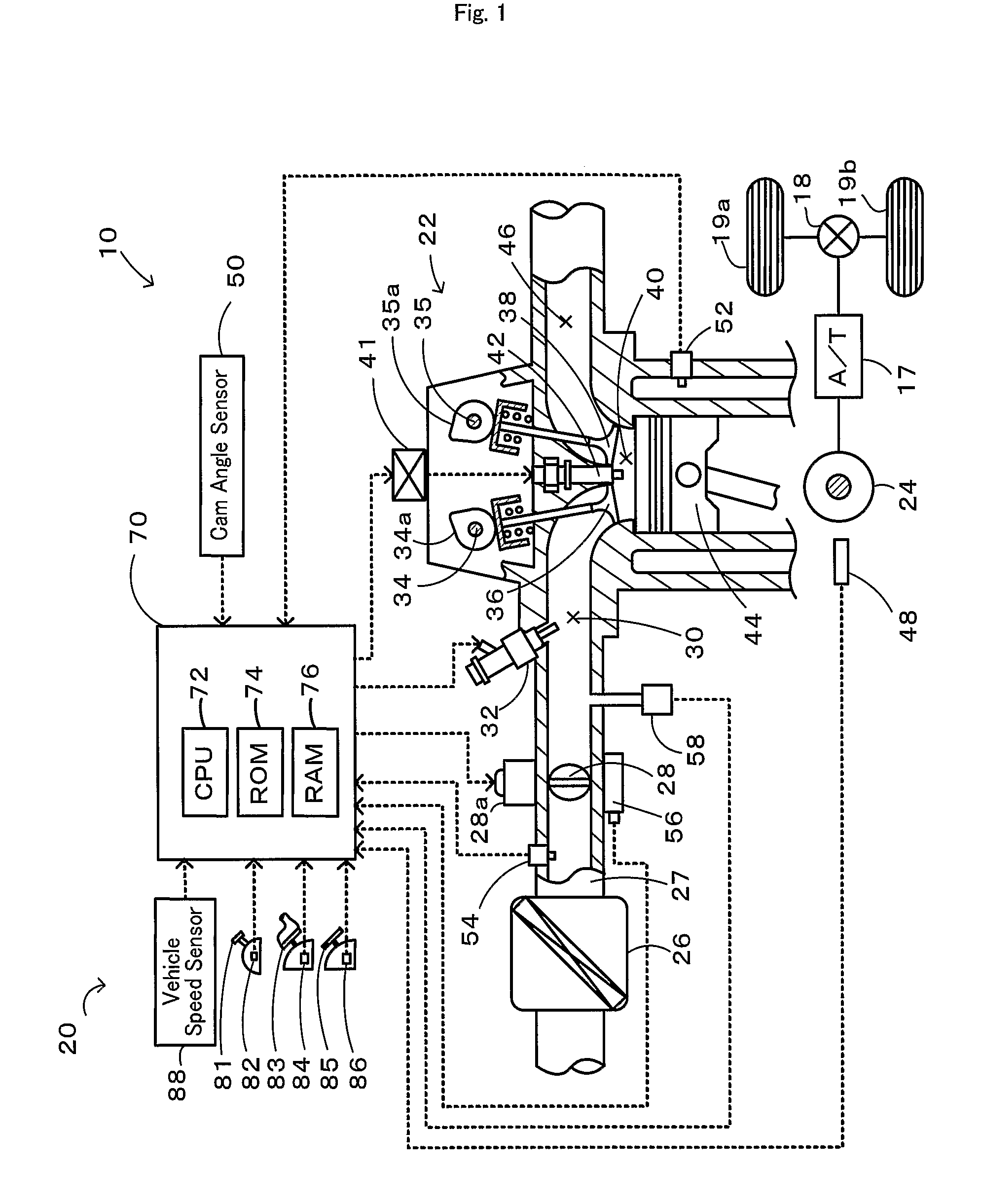 Internal combustion engine system and internal combustion engine control method