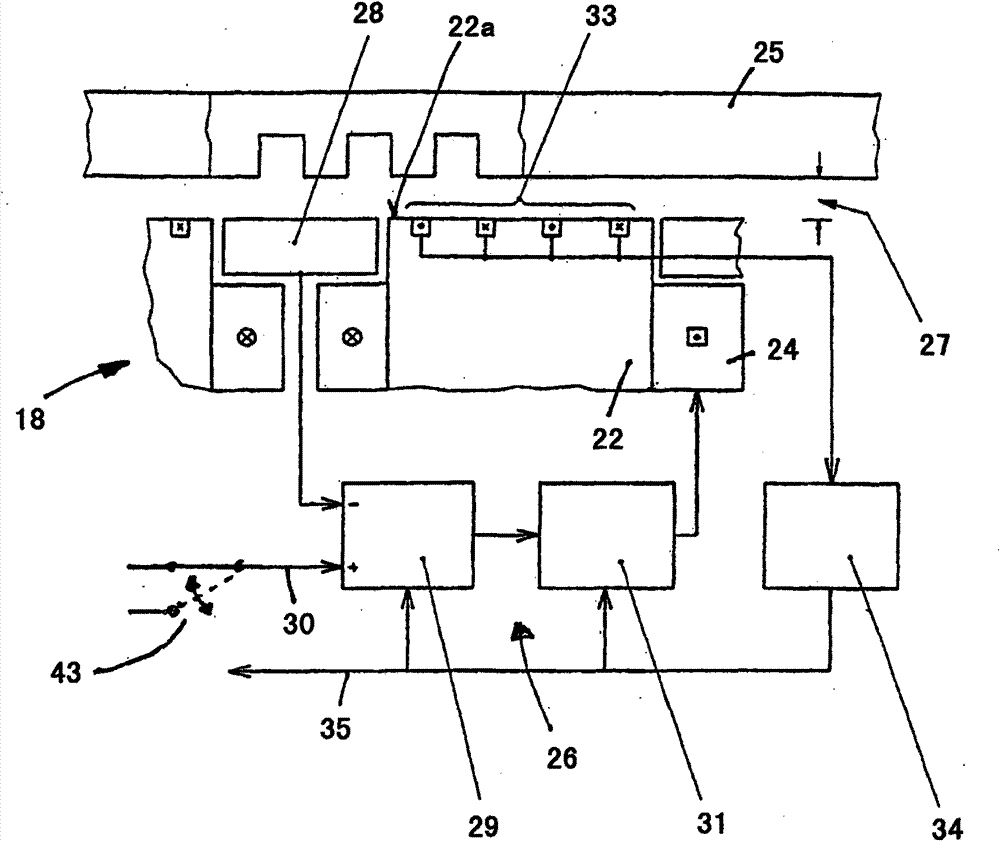 Magnetic levitation vehicle and method for lifting and/or lowering the vehicle