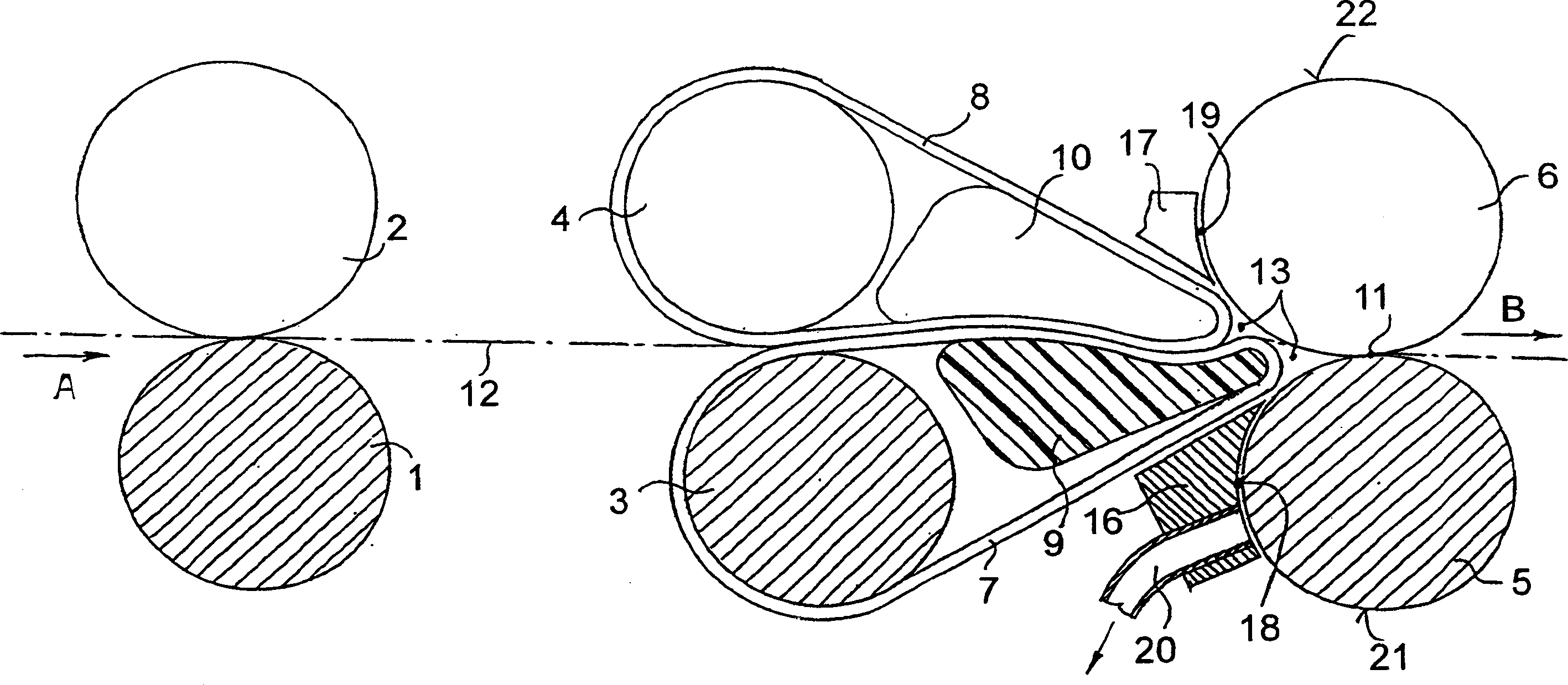 Double apron drafting unit for spinning frame