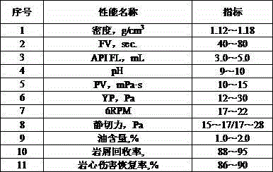 Formula and preparation method of low-pressure coefficient gas pool reservoir protection drilling fluid