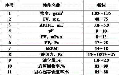 Formula and preparation method of low-pressure coefficient gas pool reservoir protection drilling fluid