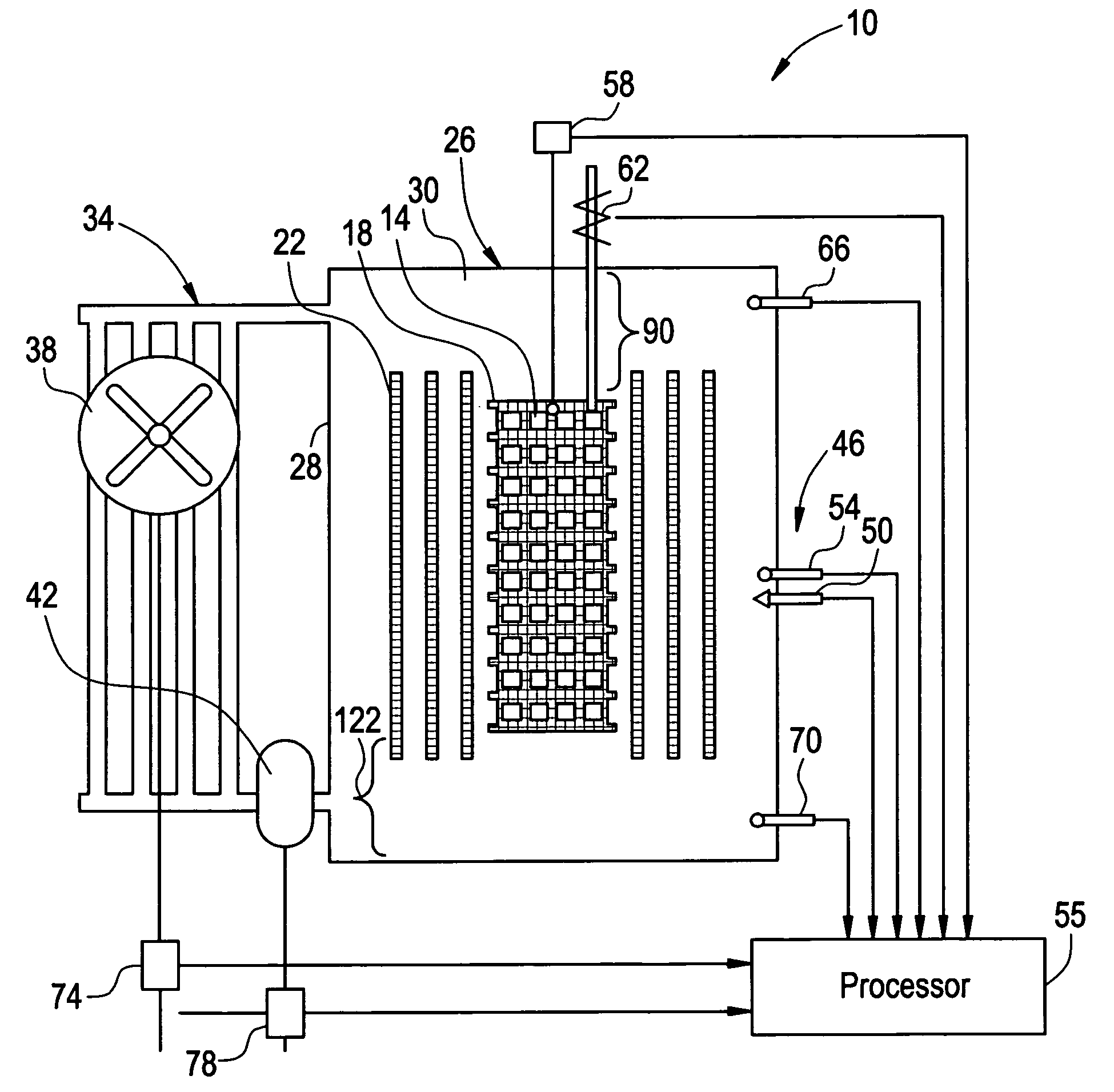 Method and apparatus to determine moisture content in solid insulation