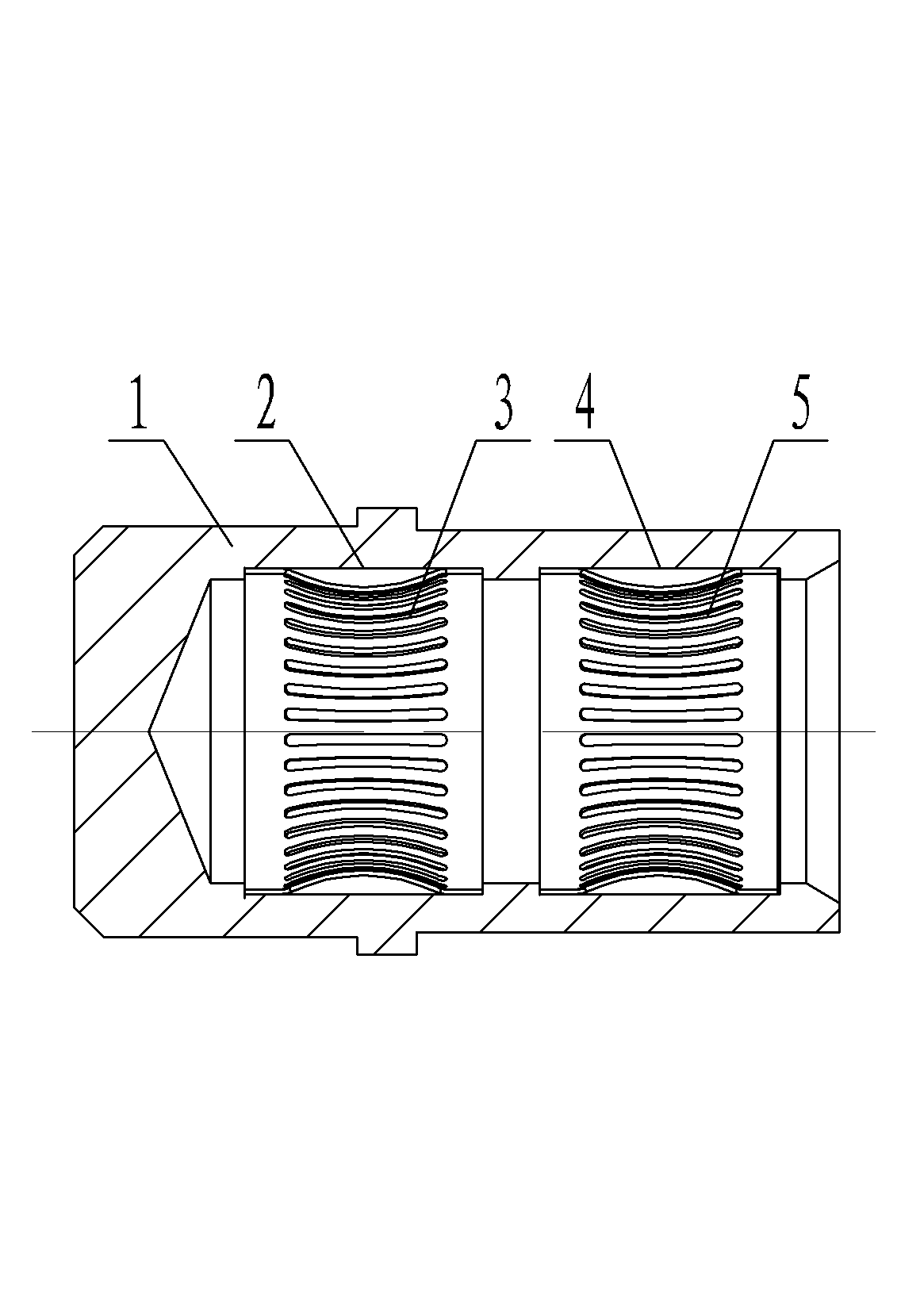 Double-combined crown spring and jack using same