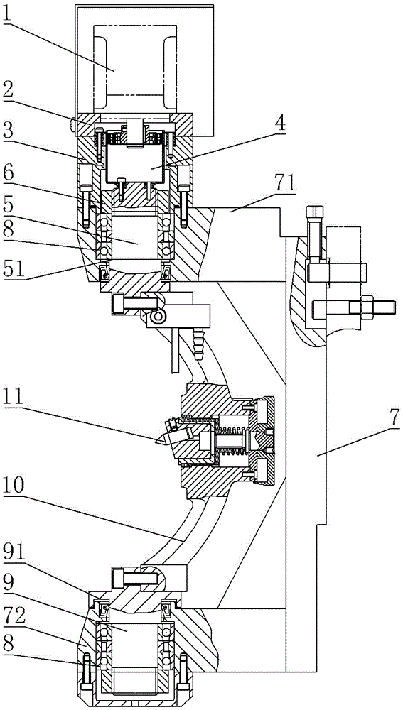 Grinding wheel dresser for grinding machine