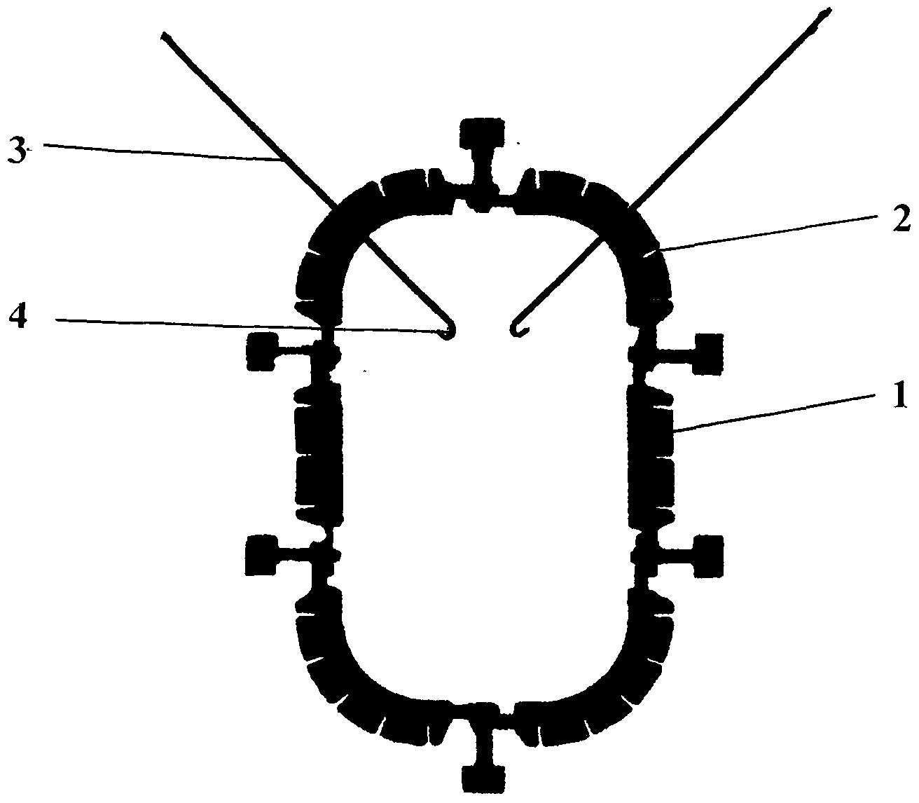 Skin draw hook retractor fixing device for operations