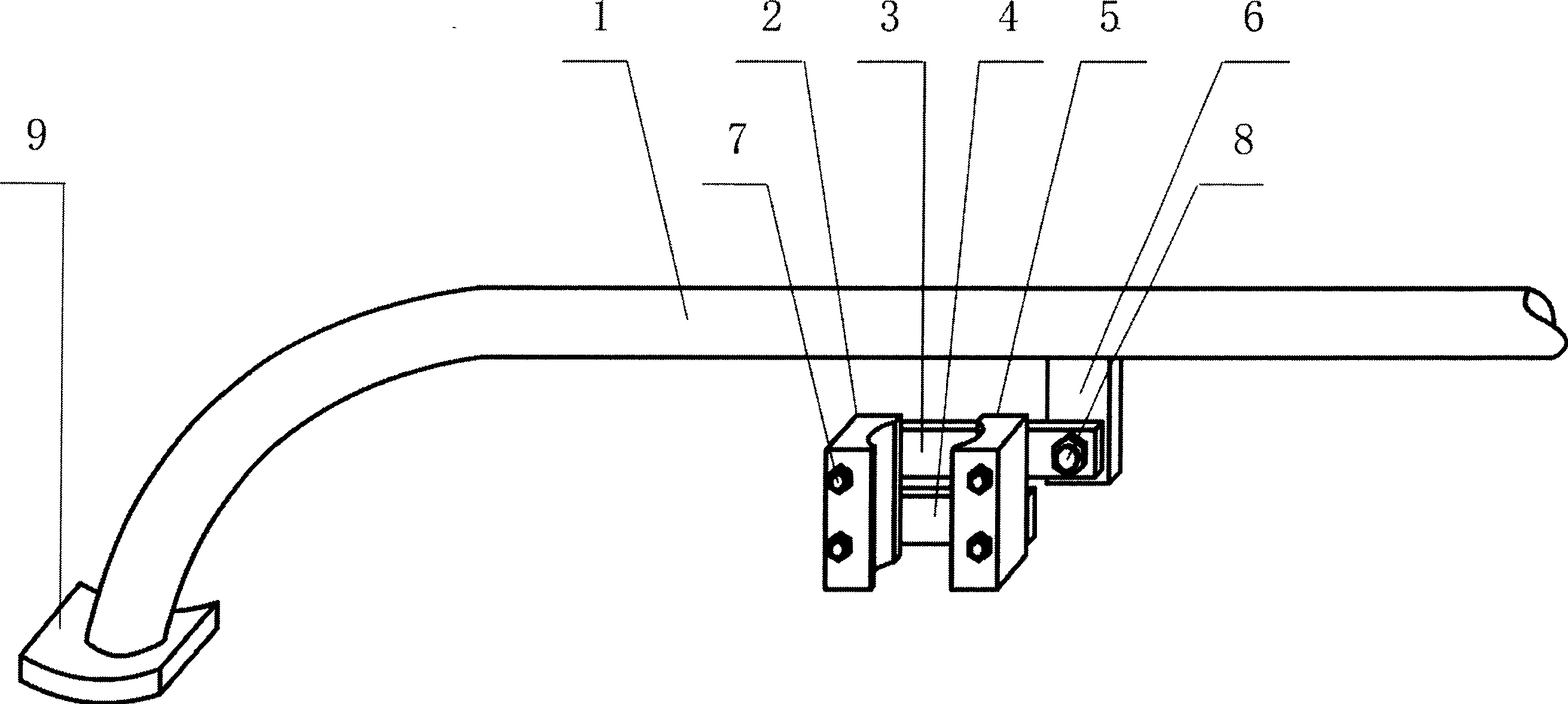 Lifting rod manioc harvester