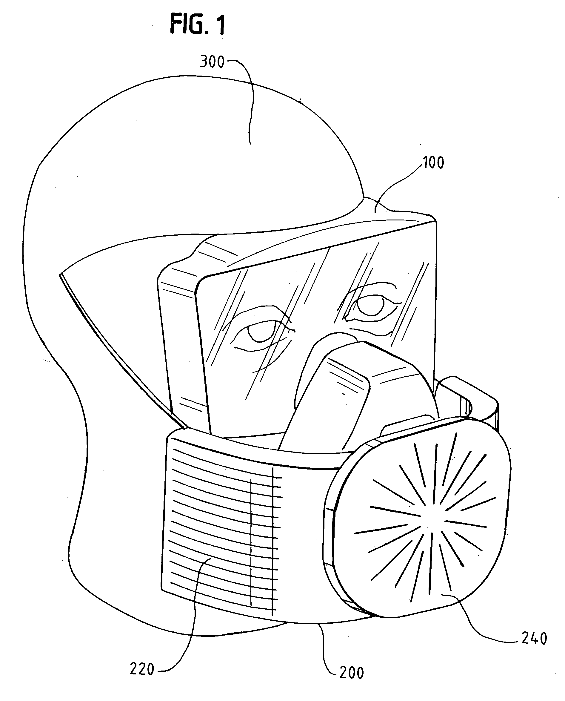 Biohazard mask suitable for civilians