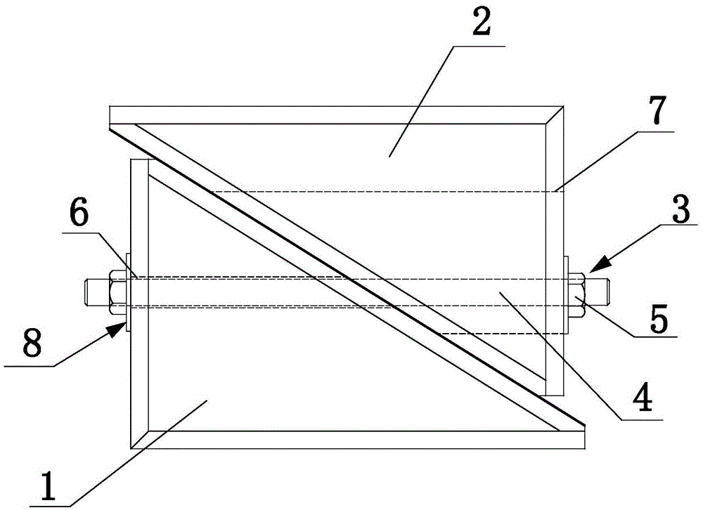 Unloading device used for steel structure support and unloading method thereof