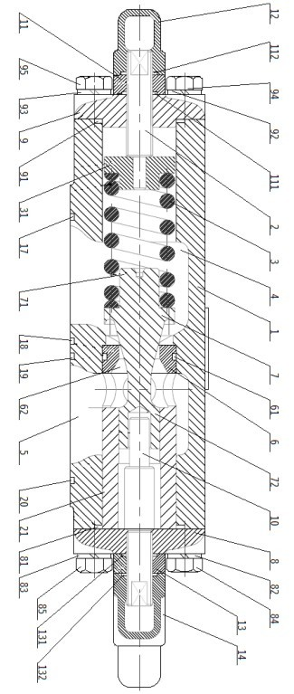 Safety complex function valve and two-way valve composed by same