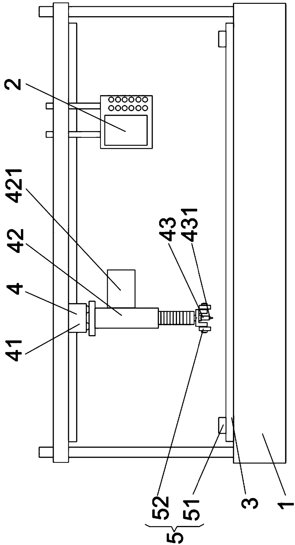 Front part shaping device