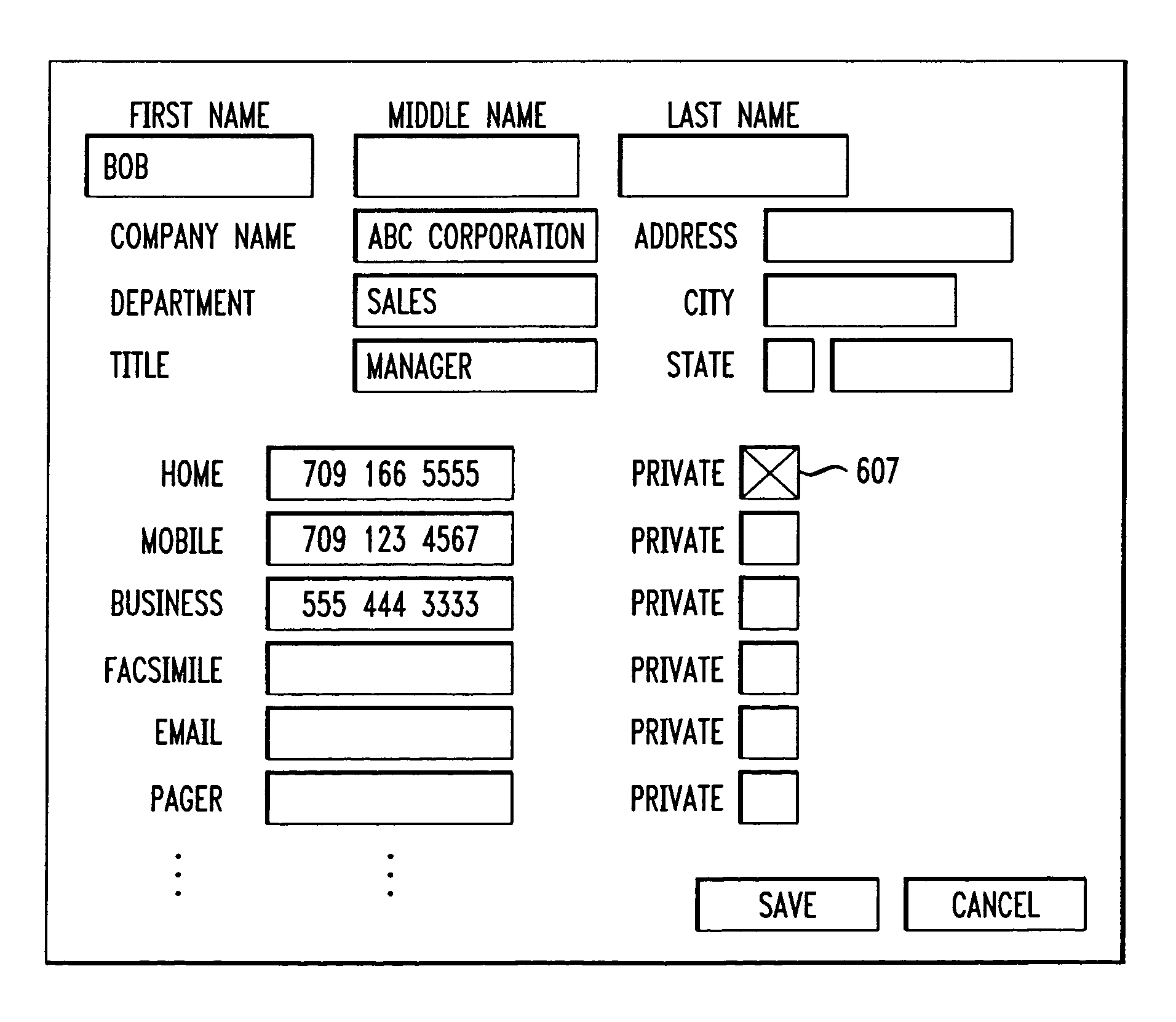 Technique for providing personalized information and communications services