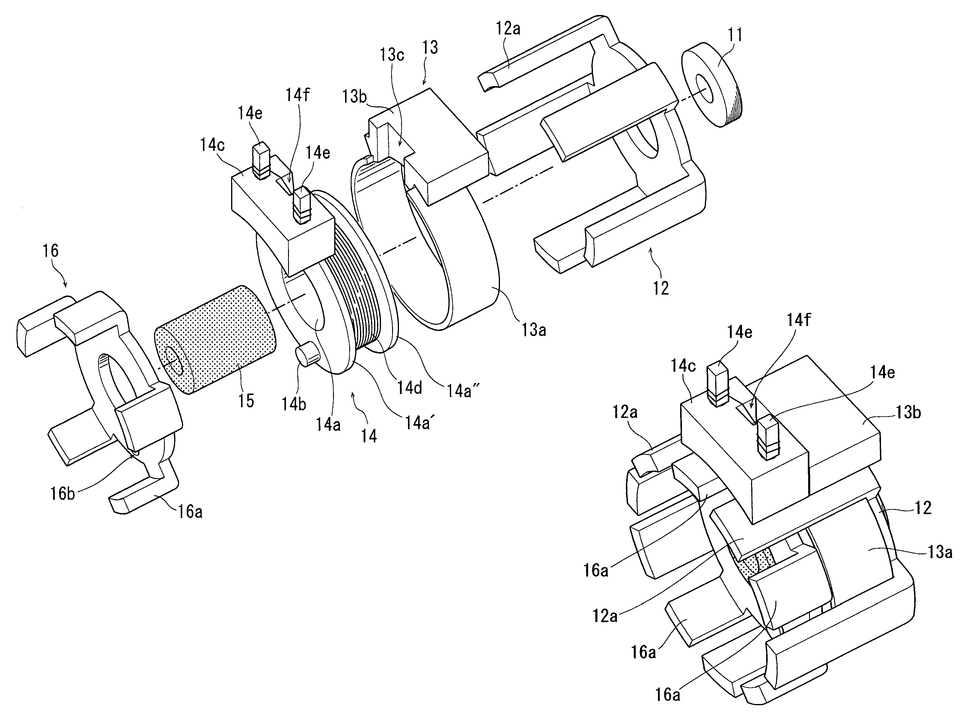 Claw-pole type stepping motor