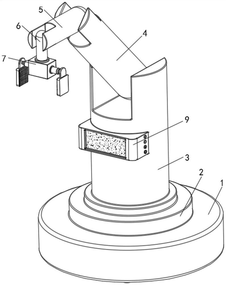 Automatic material supplementing robot suitable for factory