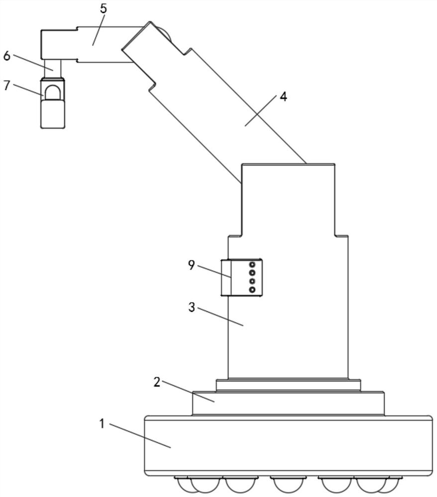 Automatic material supplementing robot suitable for factory