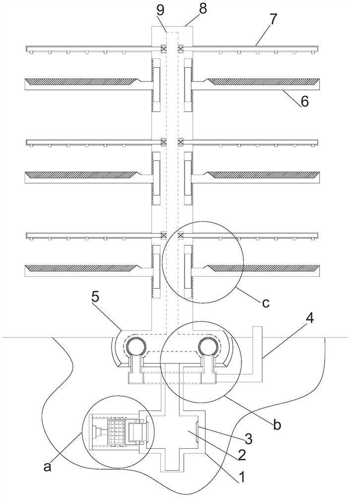 A three-dimensional traditional Chinese medicine planting device