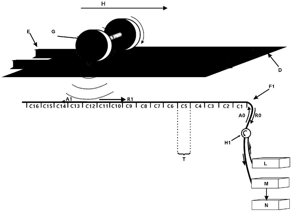 A Fiber Distributed Sensing System with U-shaped Sensing Fiber Deployment Structure