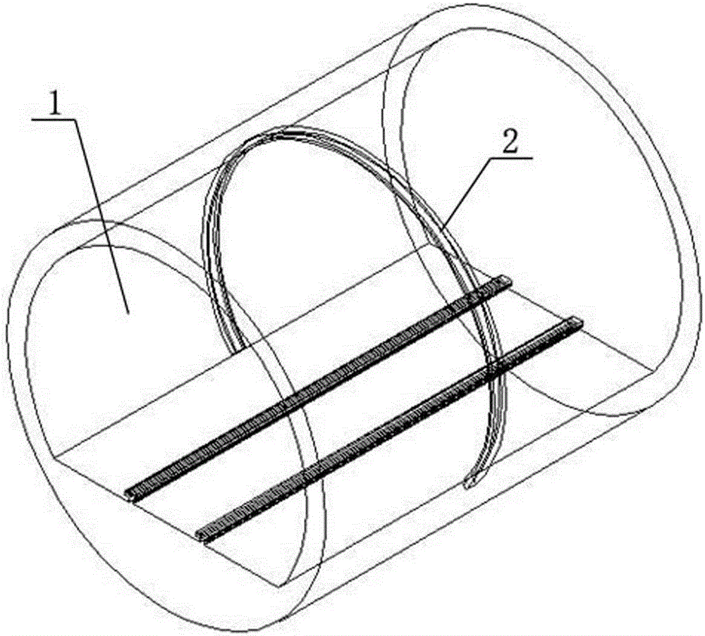 Construction method for repairing water seepage disease of tunnel lining