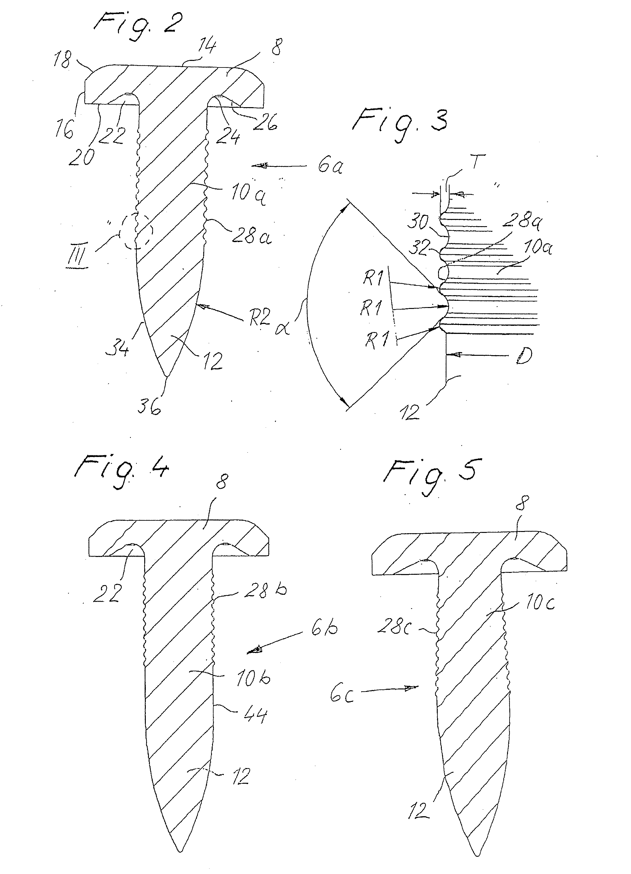 Method for Establishing a Nail Connection and Nails Therefor