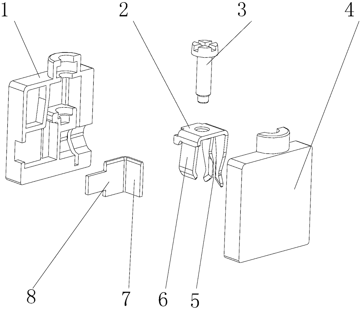 IDC peeling-free wire connection mechanism