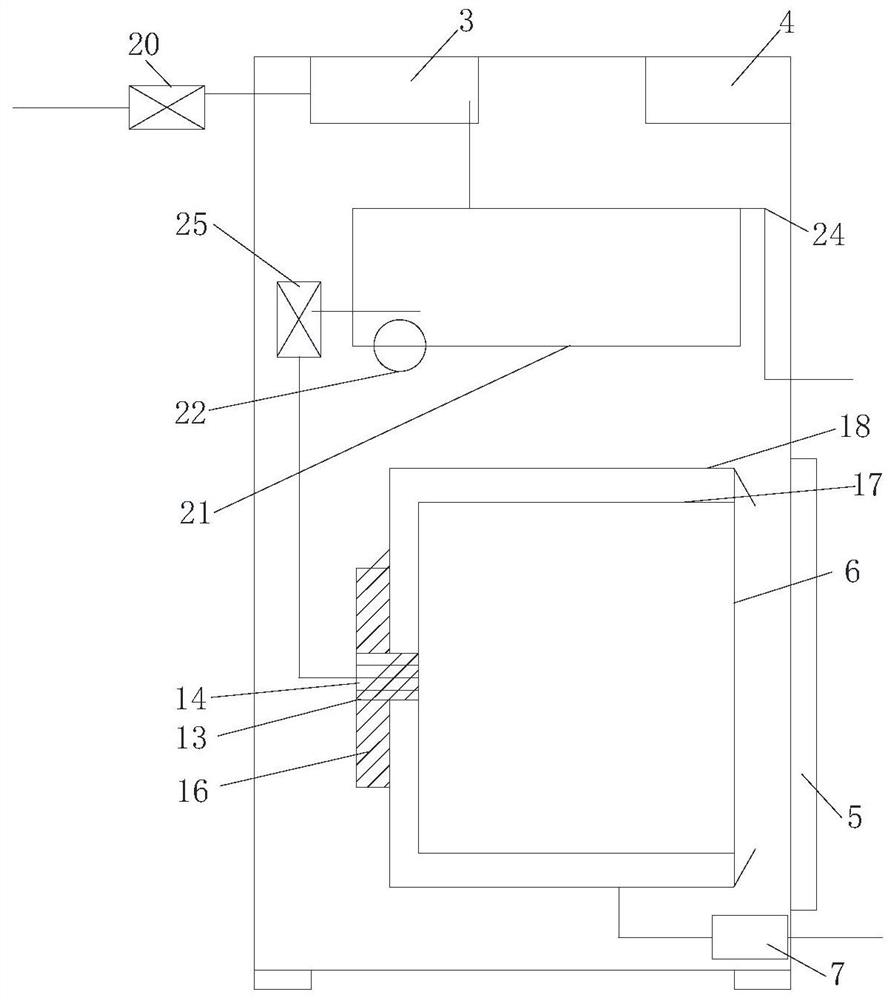 Roller washing machine control method and roller washing machine