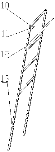 Multifunctional fruit picking ladder