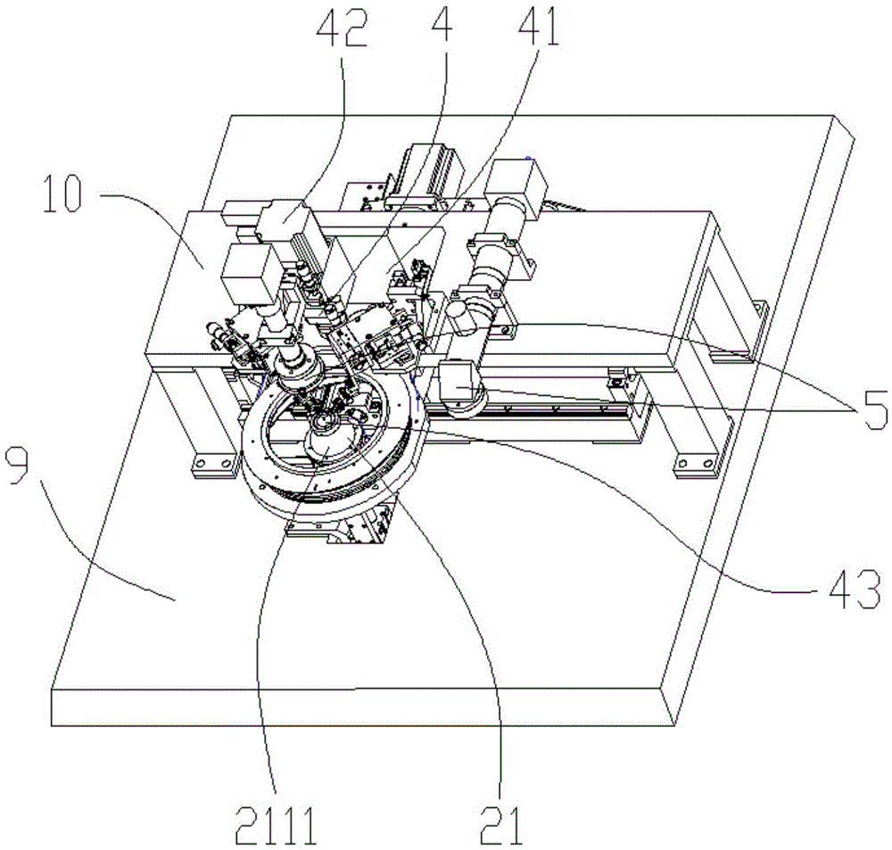 Online flip LED chip detection device