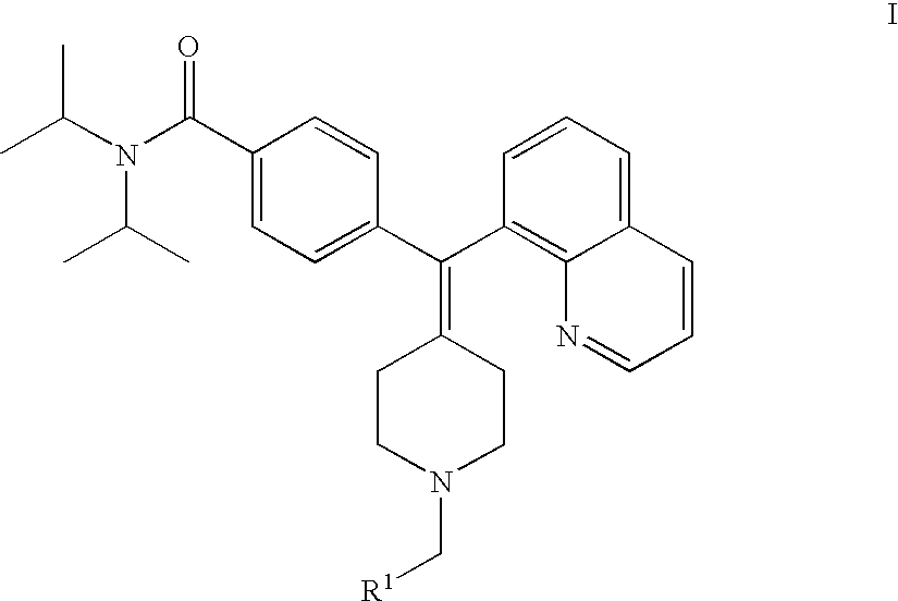 4-(phenyl-piperdin-4-ylidene methyl)-benzamide derivatives and their use for the treatment of pain, anxiety or gastrointestinal disorders